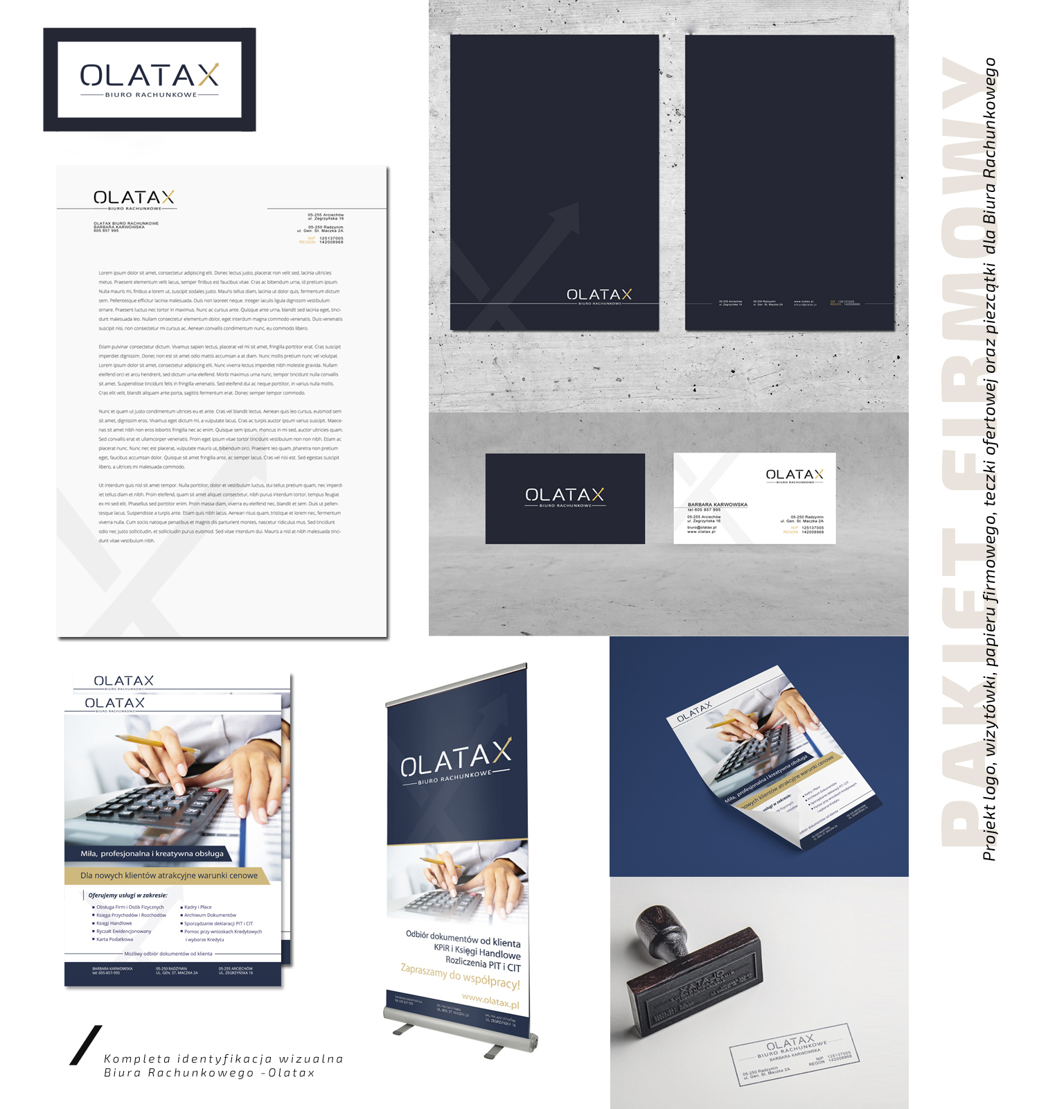 Branding - Olatax<br>Biuro Rachunkowe